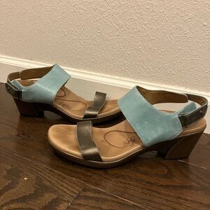 Aetrex Wedge Sandal Heels